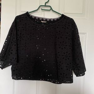 Aritzia Wilfred cropped shirt